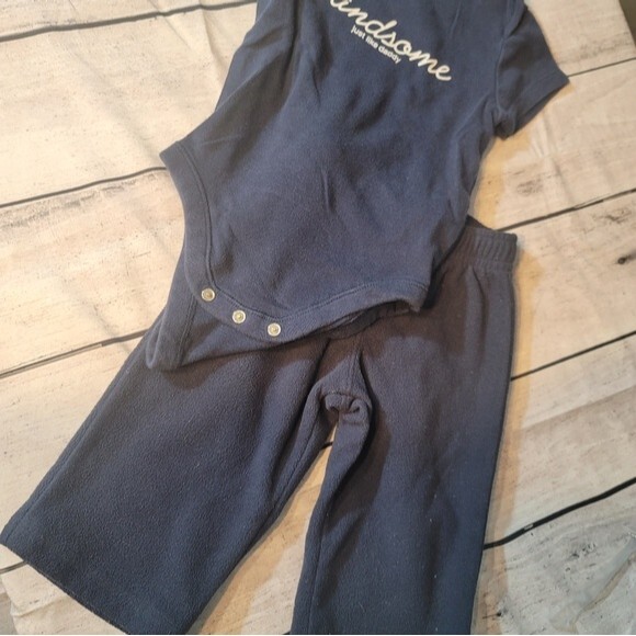 Carters Boy Jacket 6months Bodysuit 6-9/ 6-12month 4piece Bundle Set - Picture 11 of 11